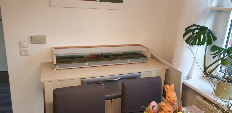 die fertige Modulbox mit Modul als Dioramabox