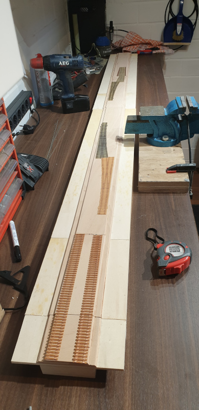 Probelage der Schwellenroste